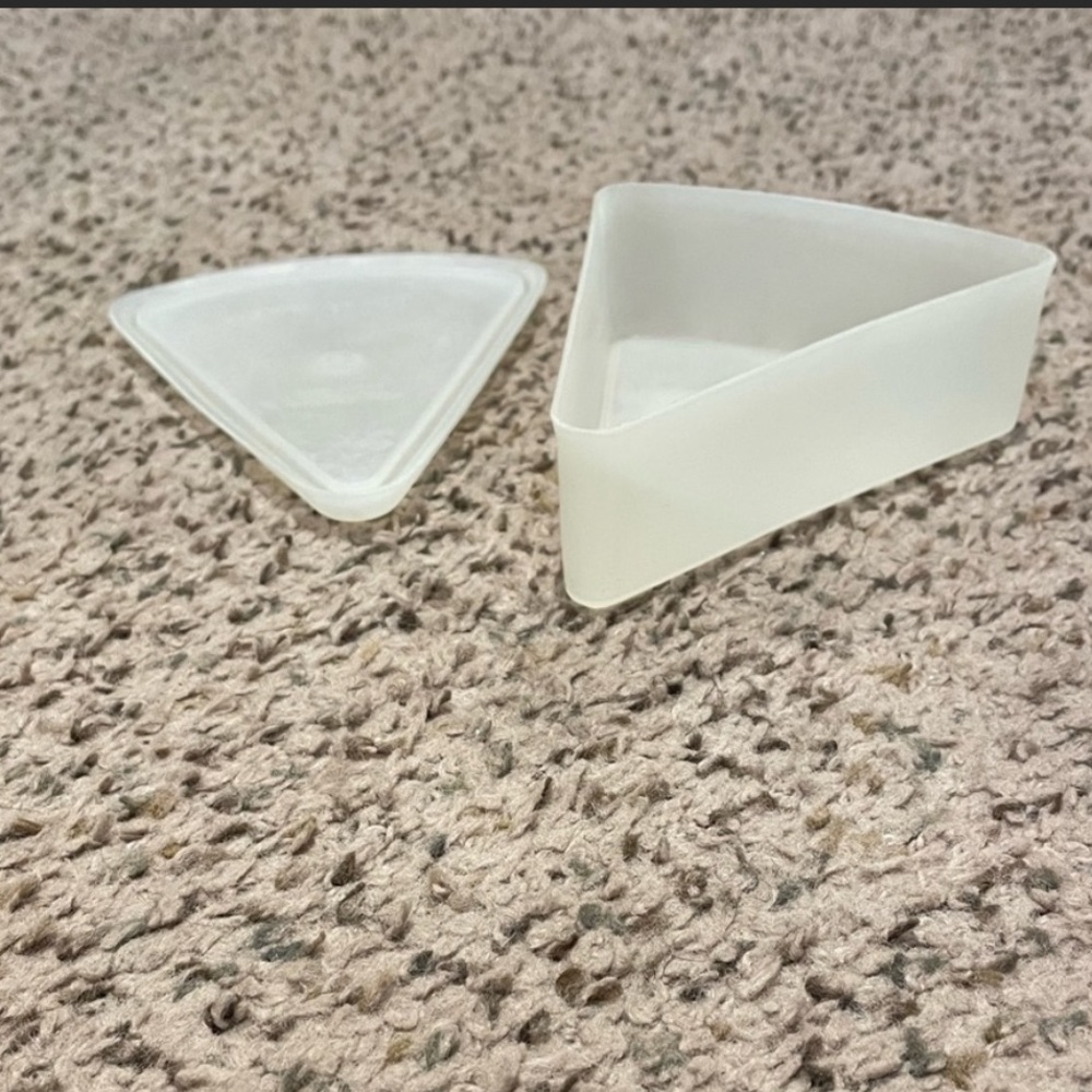Tupperware Triangle Container